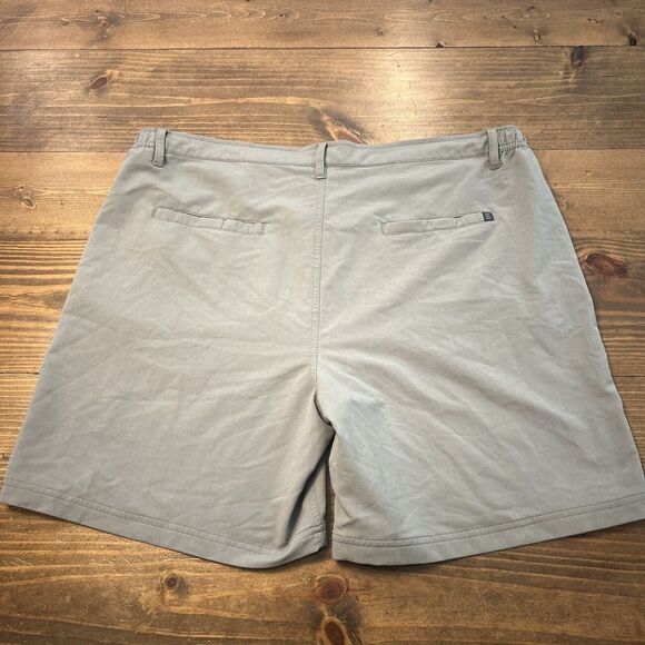 Free Fly Shorts Mens 2XL Gray 7.5" Inseam Elastic Waist Bamboo Stretch Pockets - Picture 5 of 5